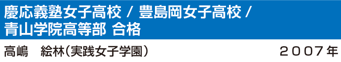塚本数学クラブ合格実績